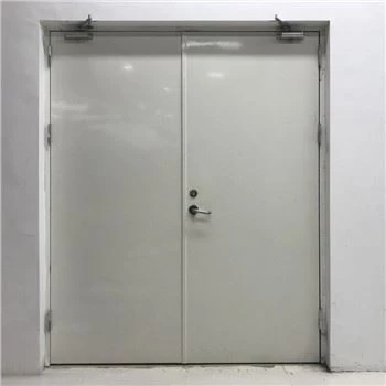 Pintu Kebakaran Keluli Leaf Daun Double Daun